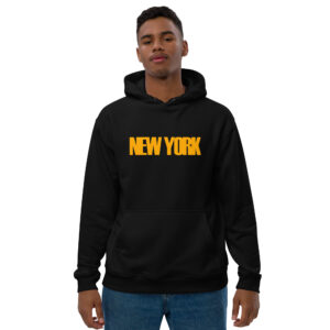 Sweat à capuche New York premium écologique